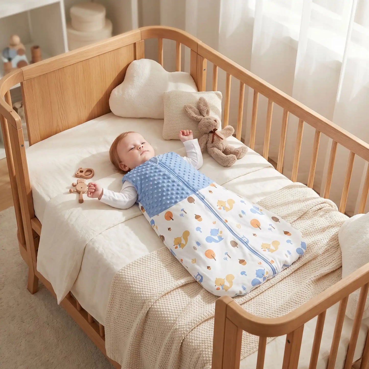 GIGOTEUSE BEBE PRINTAUTOMNE BLEU DOUX