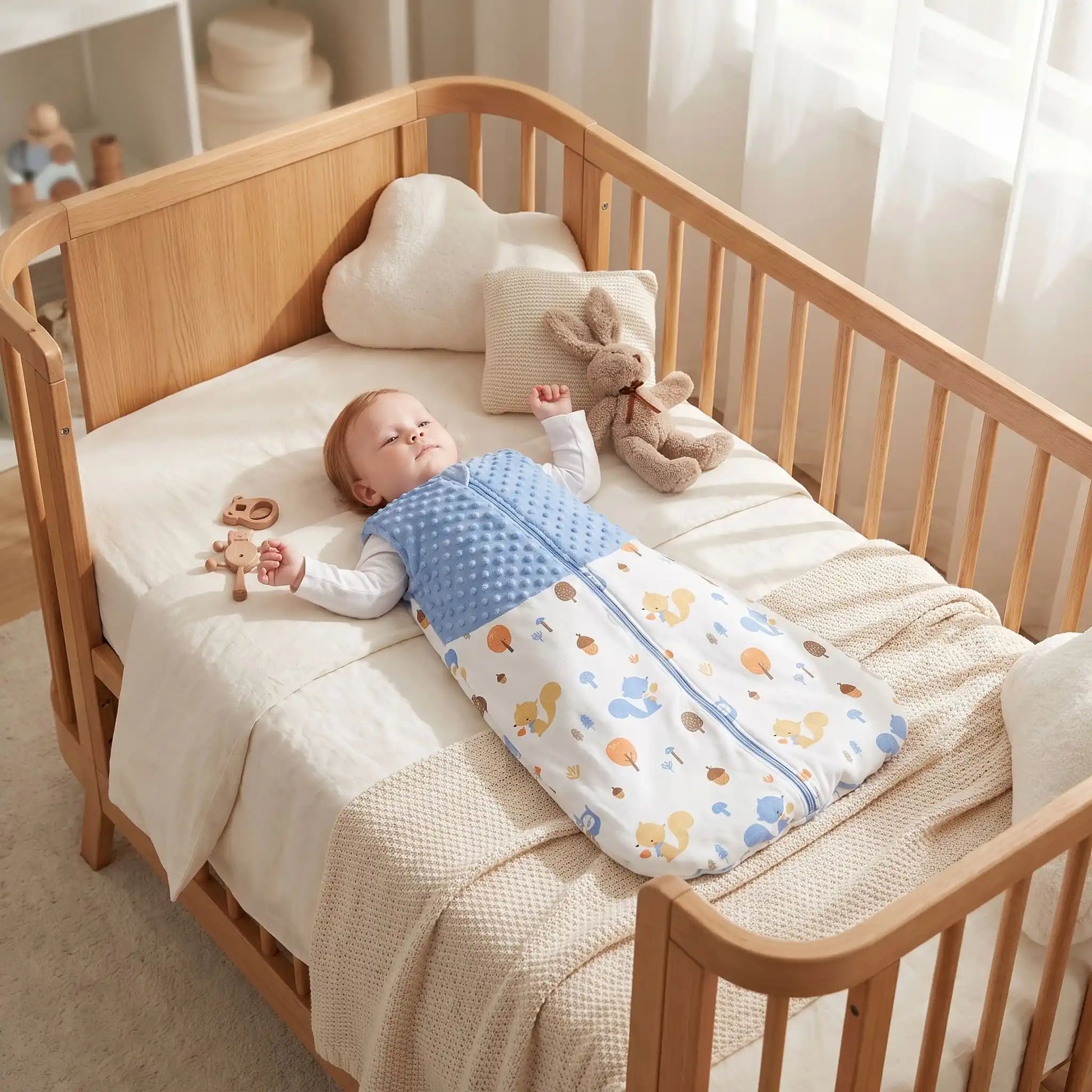 GIGOTEUSE BEBE PRINTAUTOMNE BLEU DOUX