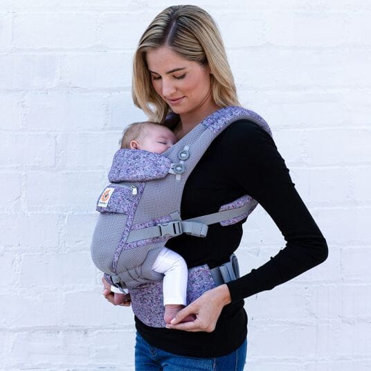 BreathBabyBag™ - Mauve Lavande - Mon accessoire Bébé