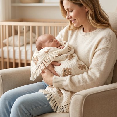 Couverture bébé | Petit-Ourson™ - Mon accessoire Bébé